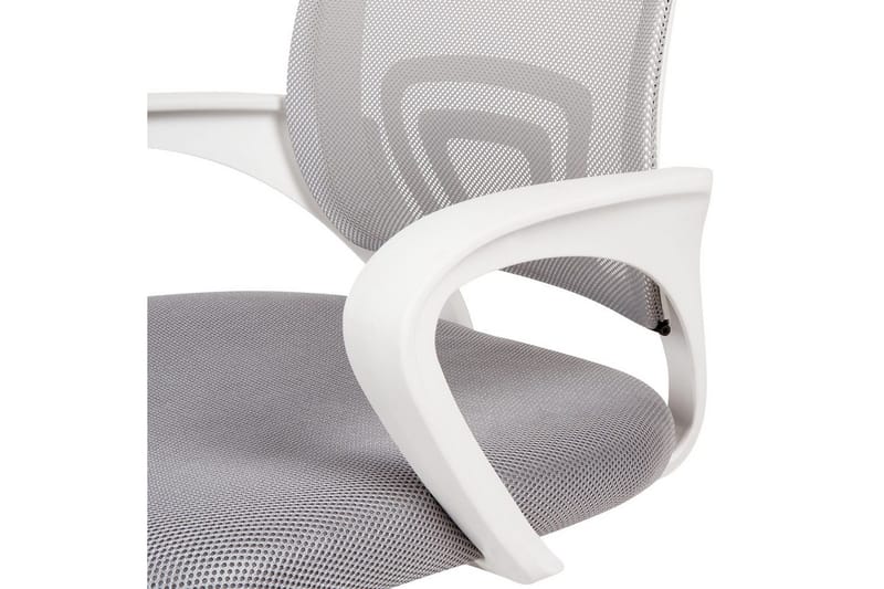 Kontorsstol Solid Grå/Silver/Vit - Grå/Silver/Vit - Möbler - Hemmakontor - Kontorsstol