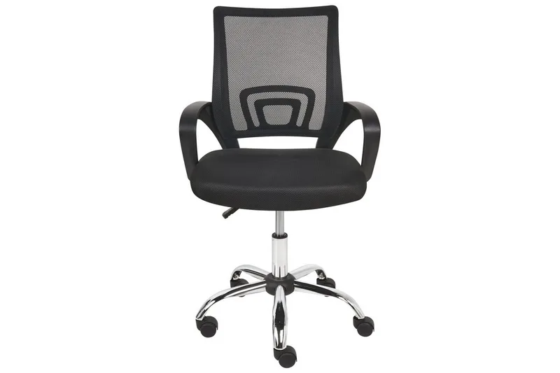 Kontorsstol Solid Svart/Silver - Svart/Silver - Möbler - Hemmakontor - Kontorsstol