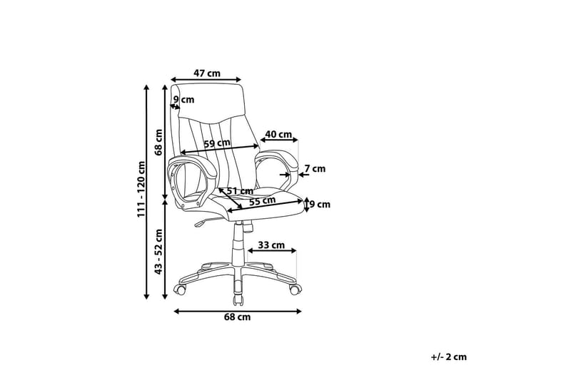 Triumph Kontorsstol - Svart - Möbler - Hemmakontor - Kontorsstol