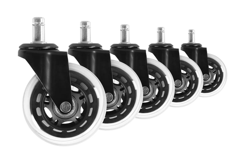 TWYLA Hjul till Kontorsstol 5-pack Transparent - Möbler - Hemmakontor - Kontorsstol