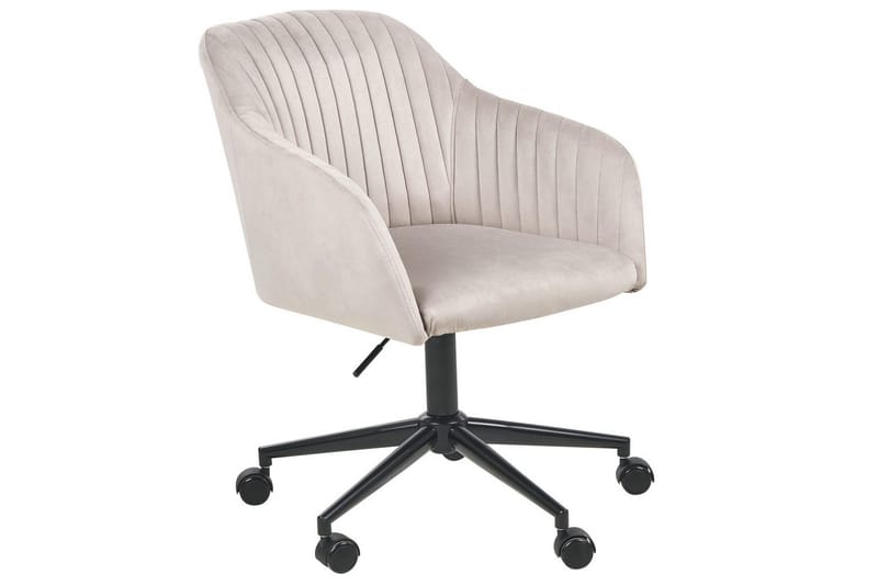 Kontorsstol Venice Beige/svart - Beige/svart - Möbler - Hemmakontor - Kontorsstol