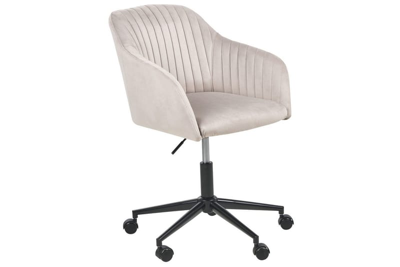 Kontorsstol Venice Beige/svart - Beige/svart - Möbler - Hemmakontor - Kontorsstol