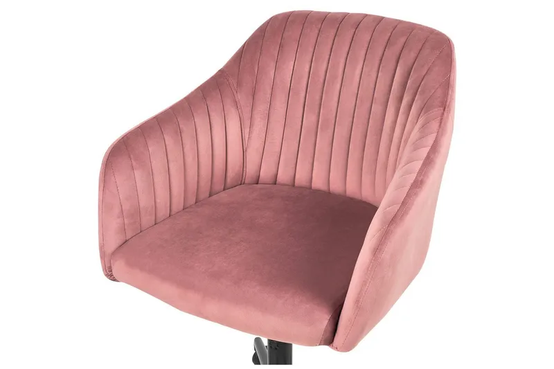 Kontorsstol Venice Rosa/Svart - Rosa/Svart - Möbler - Hemmakontor - Kontorsstol