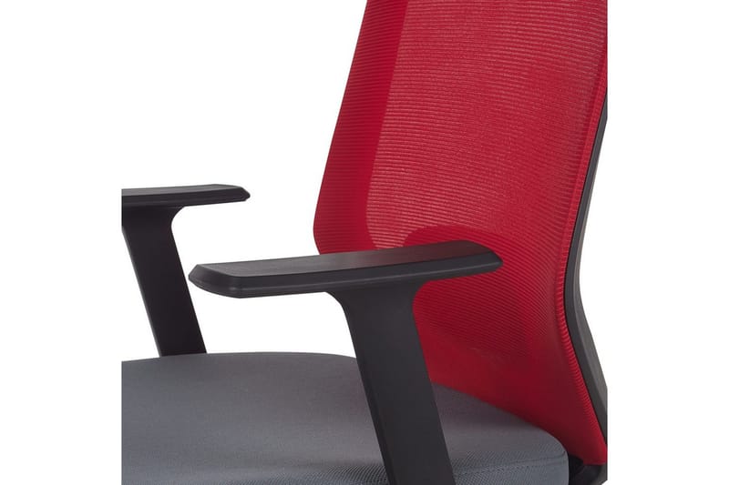 Kontorsstol Virtuoso Röd/grå/svart - Röd/grå/svart - Möbler - Hemmakontor - Kontorsstol