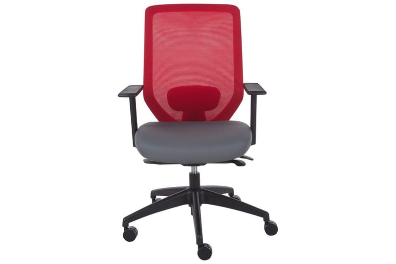 Kontorsstol Virtuoso Röd/grå/svart - Röd/grå/svart - Möbler - Hemmakontor - Kontorsstol