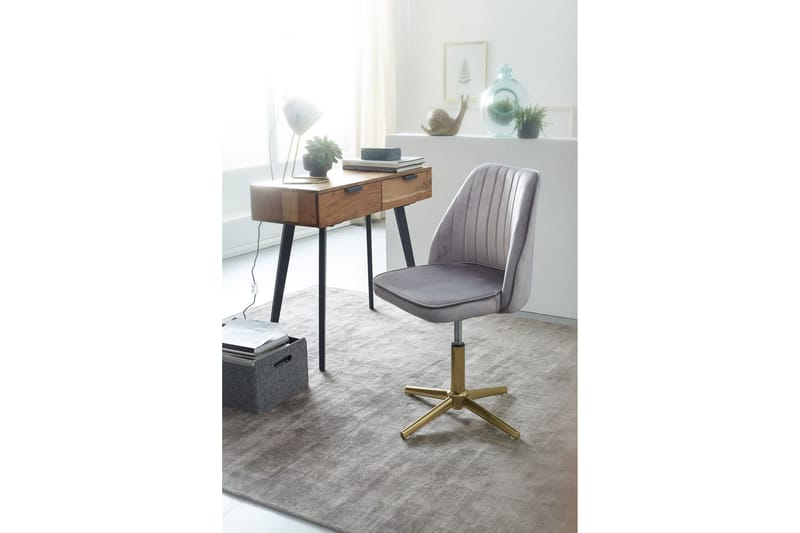 Willowdale Kontorsstol - Grå/Guld - Möbler - Hemmakontor - Kontorsstol