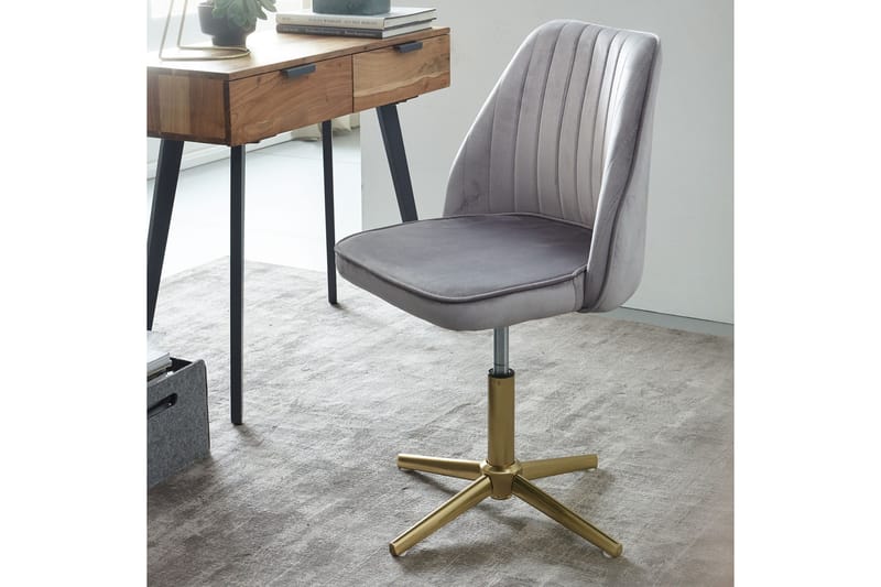 Willowdale Kontorsstol - Grå/Guld - Möbler - Hemmakontor - Kontorsstol