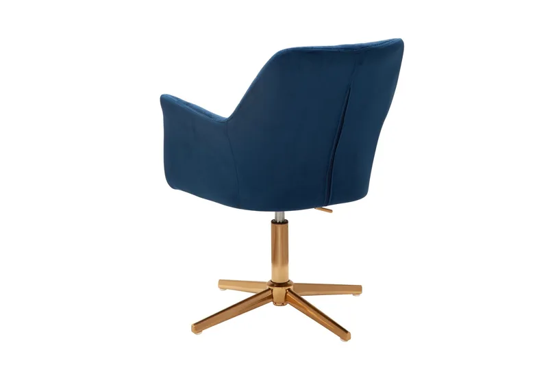 Willowdale Kontorsstol med Armstöd - Mörkblå/Guld - Möbler - Hemmakontor - Kontorsstol
