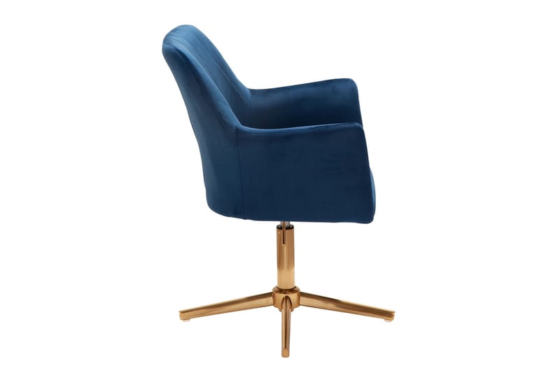 Willowdale Kontorsstol med Armstöd - Mörkblå/Guld - Möbler - Hemmakontor - Kontorsstol