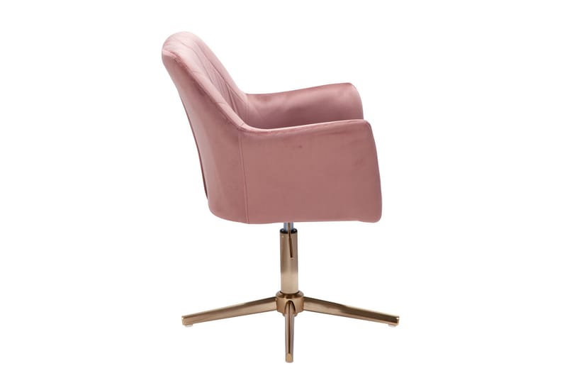 Willowdale Kontorsstol med Armstöd - Rosa/Guld - Möbler - Hemmakontor - Kontorsstol