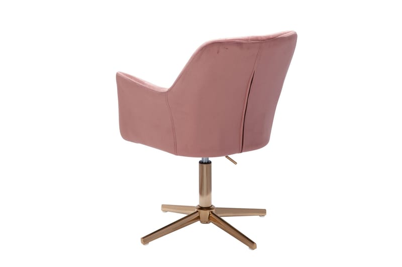 Willowdale Kontorsstol med Armstöd - Rosa/Guld - Möbler - Hemmakontor - Kontorsstol