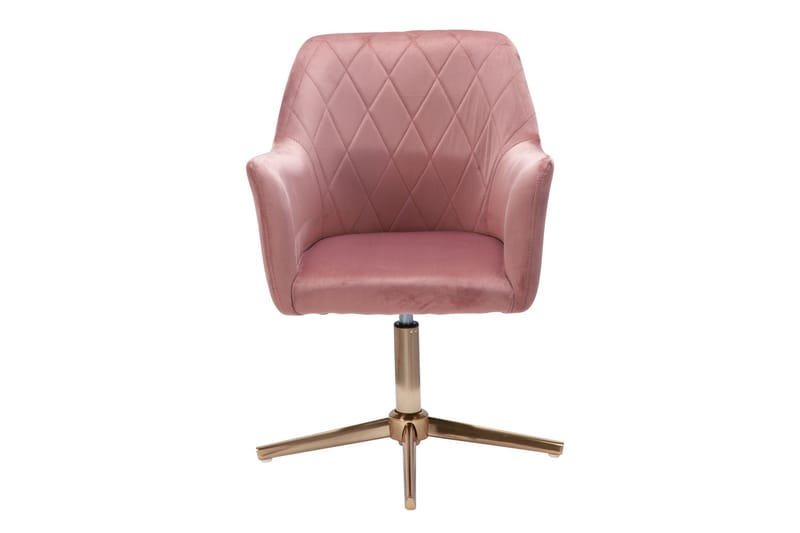 Willowdale Kontorsstol med Armstöd - Rosa/Guld - Möbler - Hemmakontor - Kontorsstol