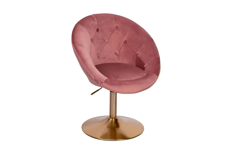 Willowdale Kontorsstol - Mörkrosa/Guld - Möbler - Hemmakontor - Kontorsstol