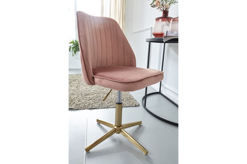 Willowdale Kontorsstol - Rosa/Guld - Möbler - Hemmakontor - Kontorsstol