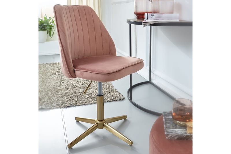 Willowdale Kontorsstol - Rosa/Guld - Möbler - Hemmakontor - Kontorsstol