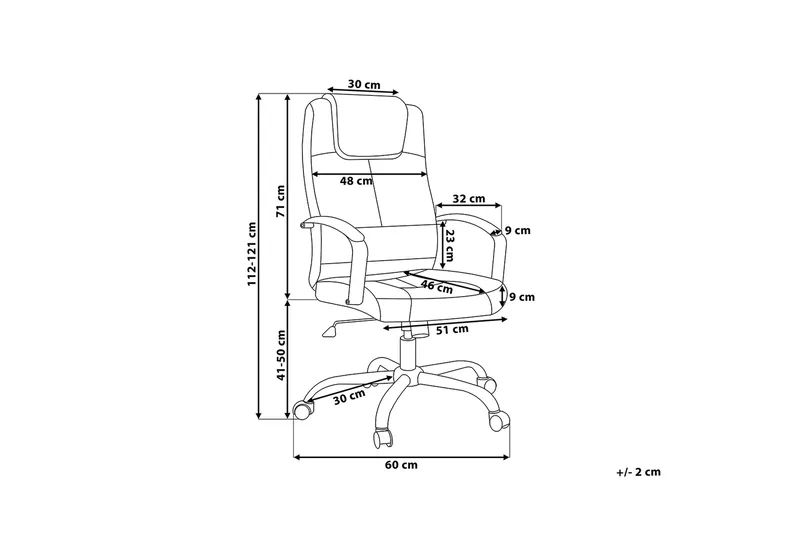 Winner Kontorsstol - Beige - Möbler - Hemmakontor - Kontorsstol