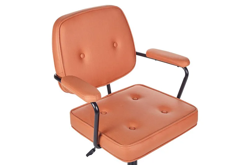 Kontorsstol Pawnee Orange/Svart - Orange/Svart - Möbler - Hemmakontor - Kontorsstol