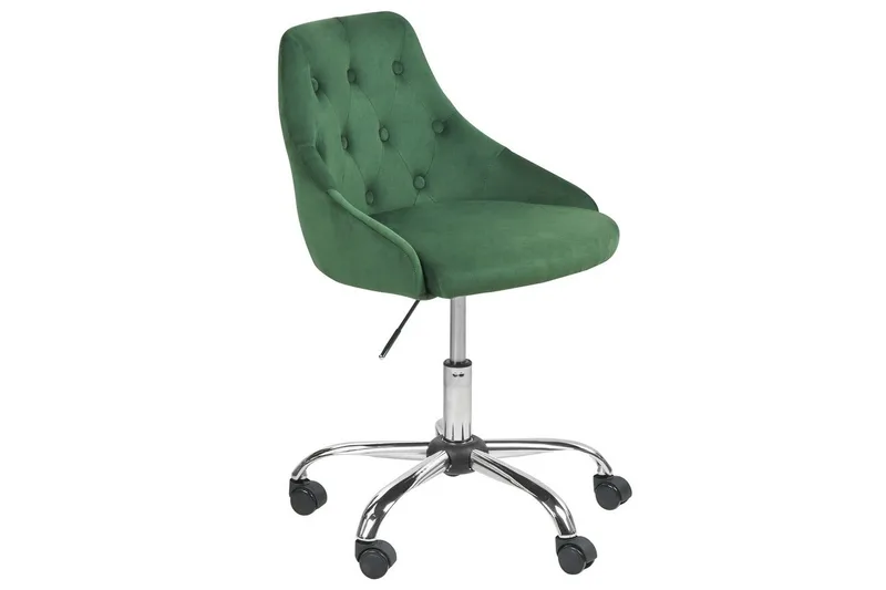 Kontorsstol Parrish Grön/Svart/Silver, Grön/Svart/Silver