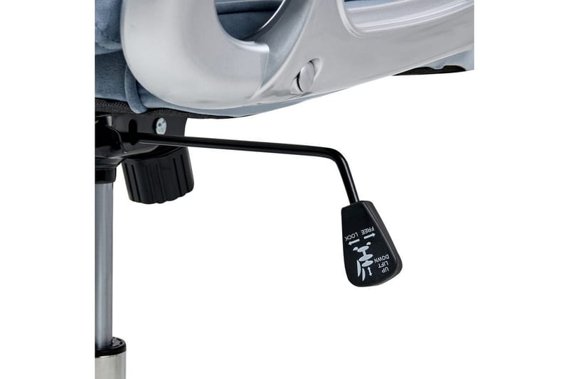 Kontorsstol Princess - Blå, Silver, Svart - Möbler - Hemmakontor - Kontorsstol