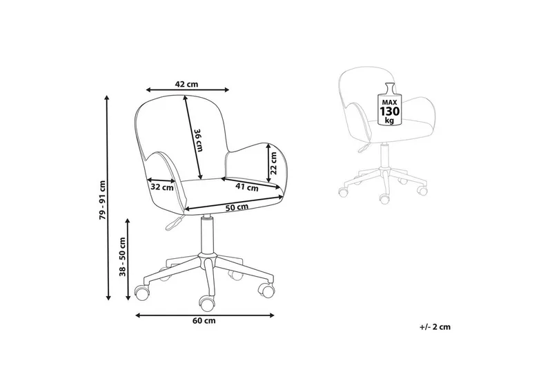 Kontorsstol Priddy - Möbler - Hemmakontor - Kontorsstol