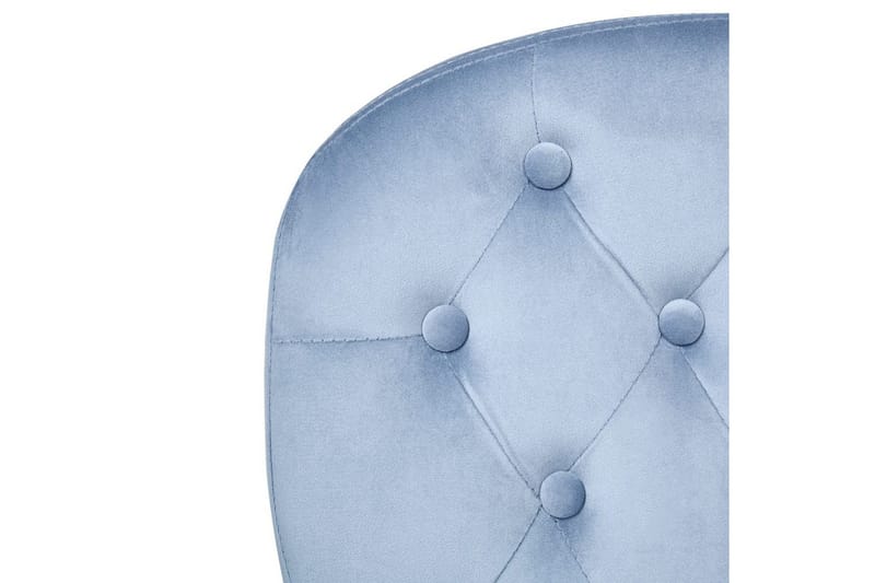 Kontorsstol Princess - Blå, Silver, Svart - Möbler - Hemmakontor - Kontorsstol