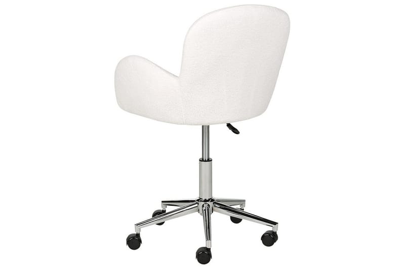 Kontorsstol Priddy Vit/Silver - Vit/Silver - Möbler - Hemmakontor - Kontorsstol