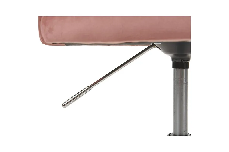 Kontorsstol Parrish Rosa/svart/silver - Rosa/svart/silver - Möbler - Hemmakontor - Kontorsstol