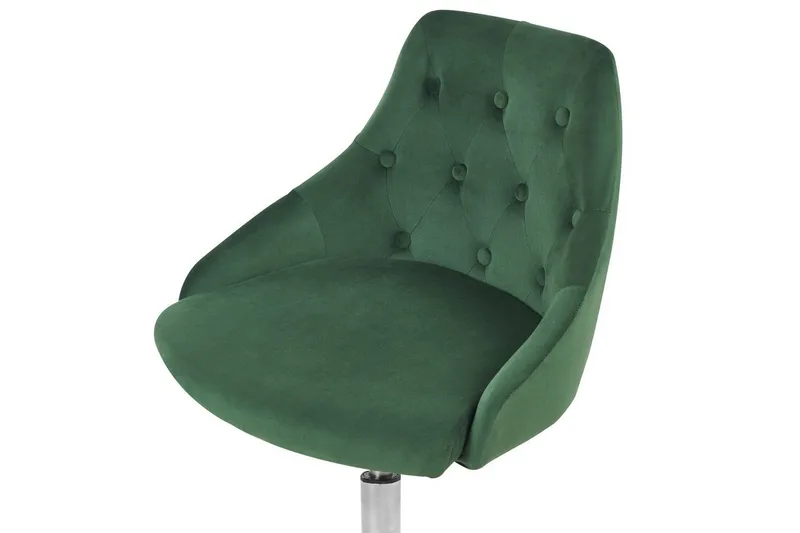 Kontorsstol Parrish Grön/Svart/Silver - Grön/Svart/Silver - Möbler - Hemmakontor - Kontorsstol