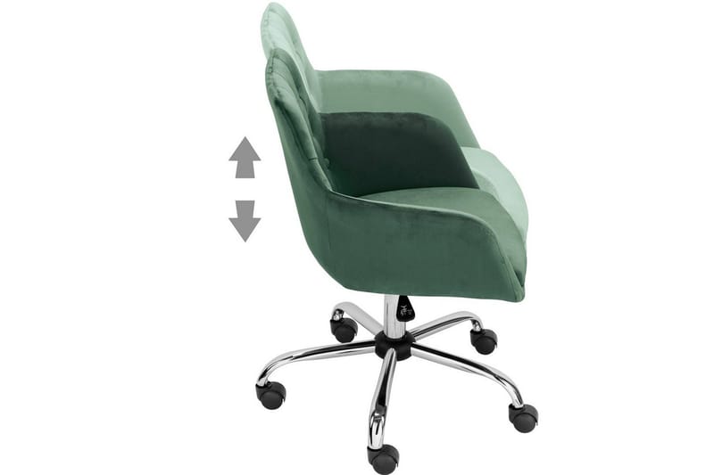 Kontorsstol Perry Mörkgrön - Mörkgrön - Möbler - Hemmakontor - Kontorsstol