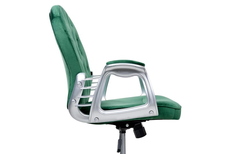 Kontorsstol Princess - Grön, Silver, Svart - Möbler - Hemmakontor - Kontorsstol