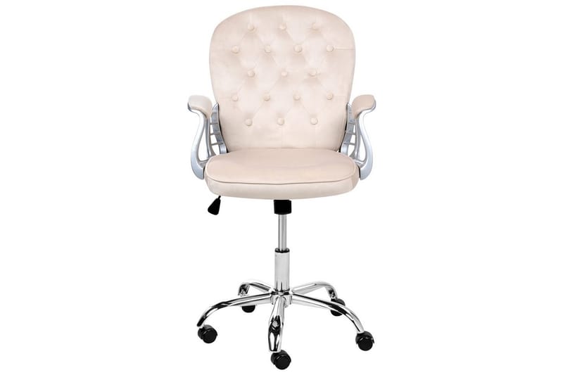 Kontorsstol Princess - Beige, Silver, Svart - Möbler - Hemmakontor - Kontorsstol