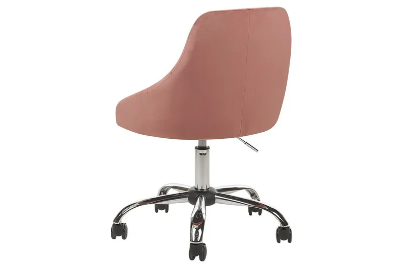 Kontorsstol Parrish Rosa/svart/silver - Rosa/svart/silver - Möbler - Hemmakontor - Kontorsstol