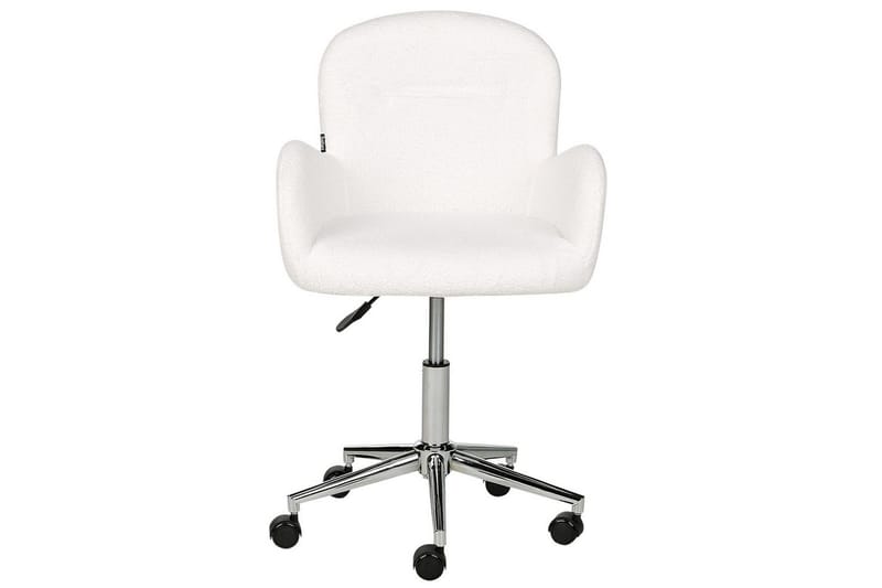 Kontorsstol Priddy Vit/Silver - Vit/Silver - Möbler - Hemmakontor - Kontorsstol