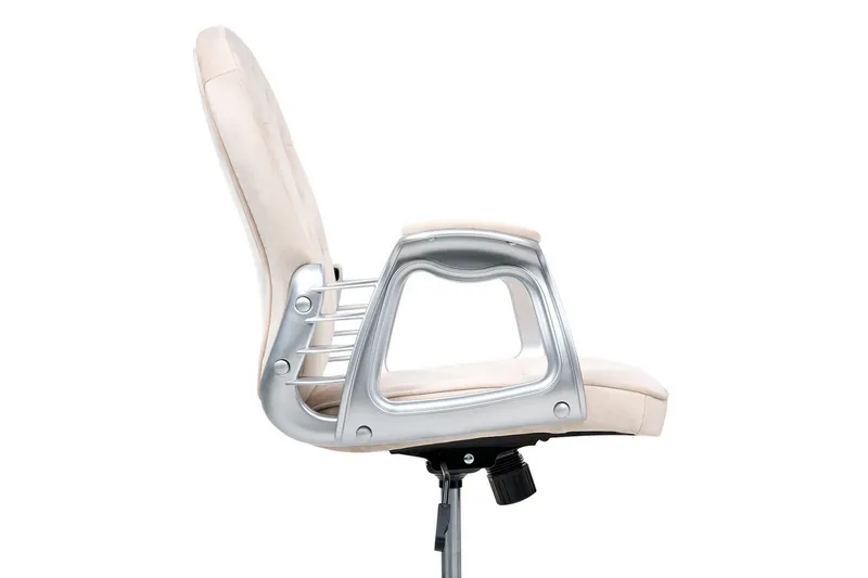 Kontorsstol Princess - Beige, Silver, Svart - Möbler - Hemmakontor - Kontorsstol