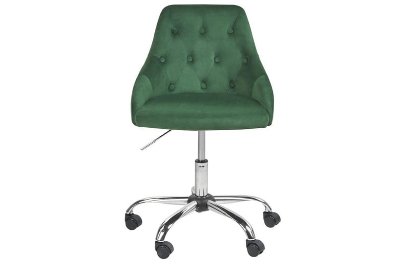 Kontorsstol Parrish Grön/Svart/Silver - Grön/Svart/Silver - Möbler - Hemmakontor - Kontorsstol