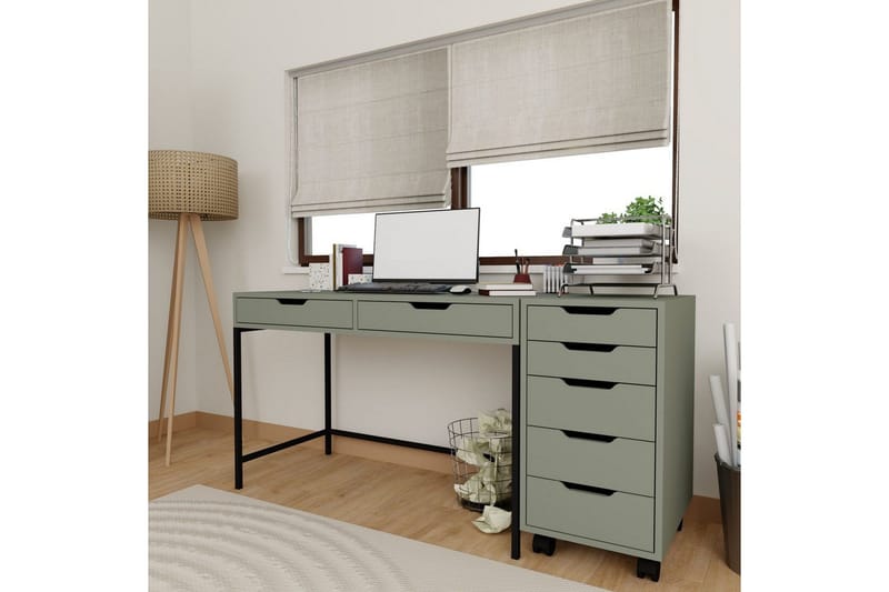 Loryn Skrivbord 55x120 cm - Grön - Möbler - Hemmakontor - Skrivbord