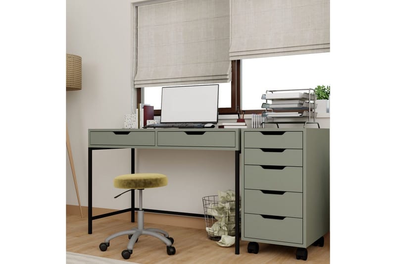 Loryn Skrivbord 55x120 cm - Grön - Möbler - Hemmakontor - Skrivbord