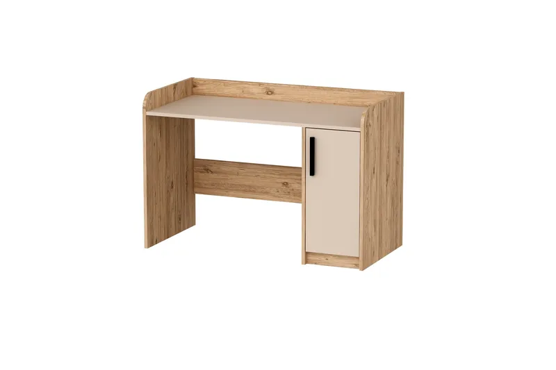 Luses Skrivbord 23,6x123,6 cm, Brun/Beige