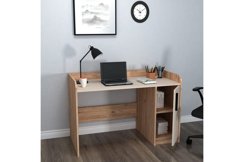 Luses Skrivbord 23,6x123,6 cm - Brun/Beige - Möbler - Hemmakontor - Skrivbord