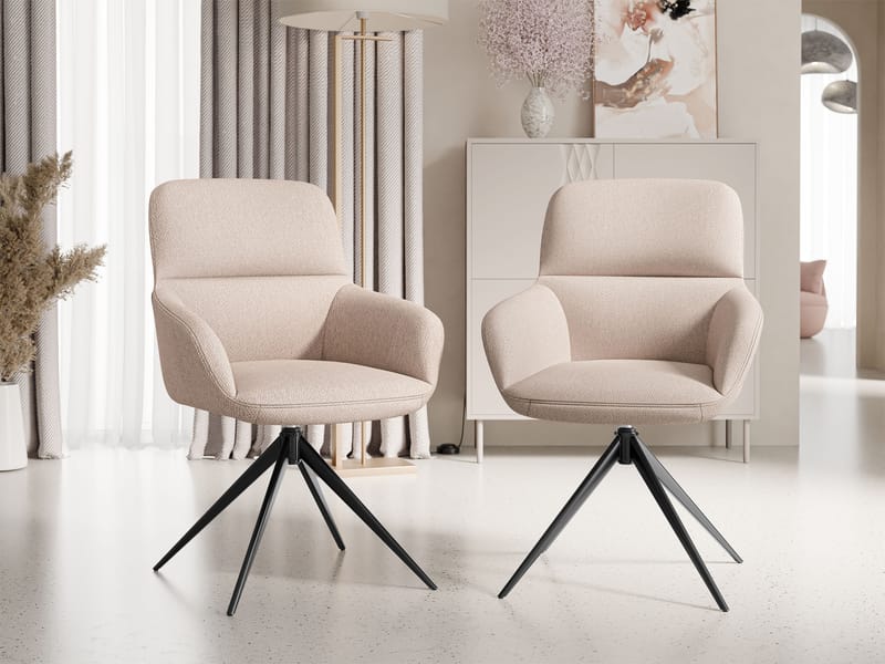 Lyrin Kontorsstol 2-pack - Beige - Möbler - Hemmakontor - Kontorsstol