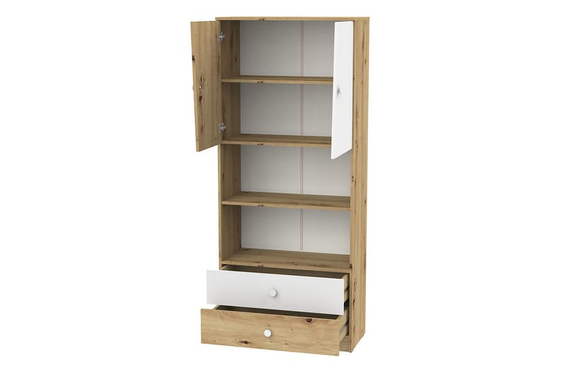 Möbelset för Kontor NERO - Natur/Vit - Möbler - Hemmakontor - Möbelset för kontor