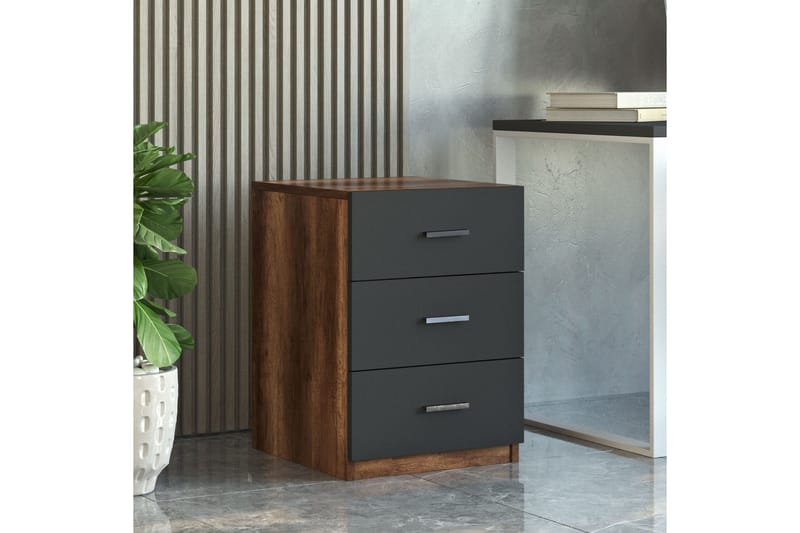 Oitver Möbelset Kontor - Teak/Antracit - Möbler - Hemmakontor - Möbelset för kontor