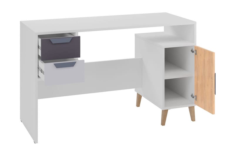 Sayuki Möbelset För Kontor - Vit/Grå - Möbler - Hemmakontor - Möbelset f ör kontor