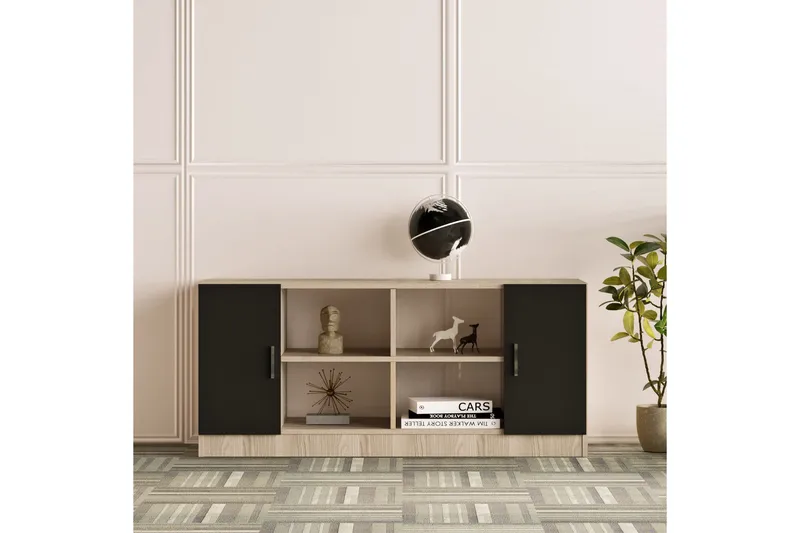 Valladbla Möbelset Kontor - Natur/Svart - M öbler - Hemmakontor - Möbelset för kontor