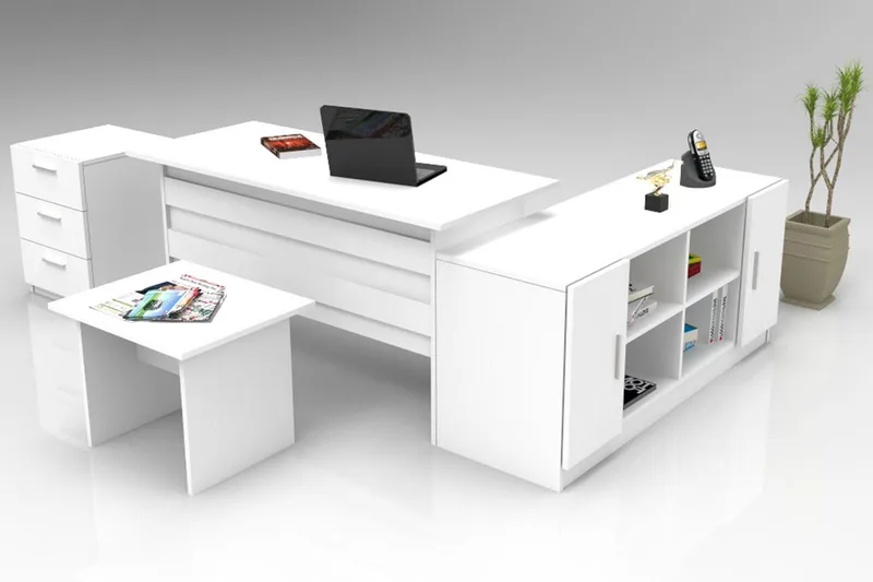 Valladbla Möbelset Kontor - Vit - Möbler - Hemmakontor - Möbelset för kontor