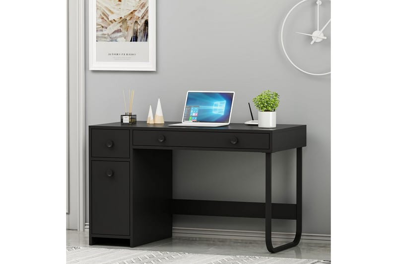 Neric Skrivbord 60x120 cm - Svart - Möbler - Hemmakontor - Skrivbord