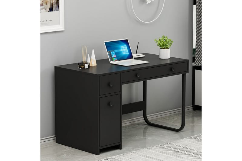 Neric Skrivbord 60x120 cm - Svart - Möbler - Hemmakontor - Skrivbord