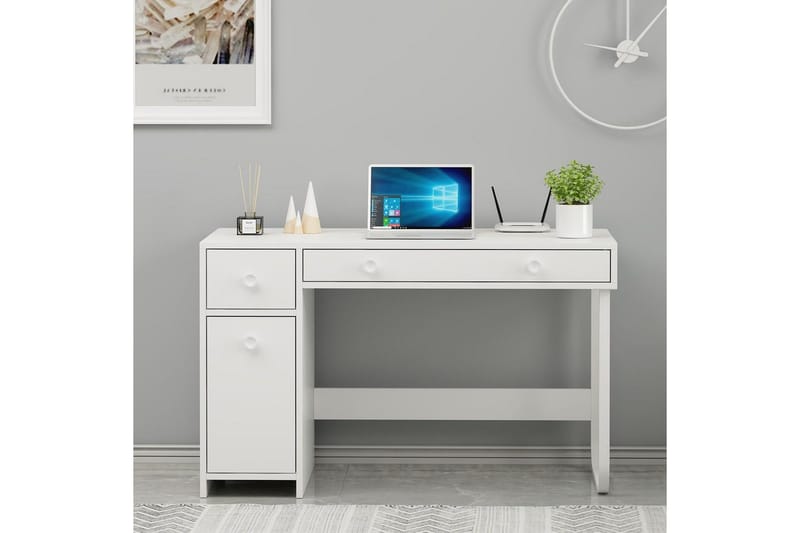 Neric Skrivbord 60x120 cm - Vit - Möbler - Hemmakontor - Skrivbord