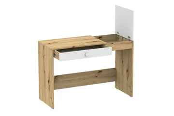 Nero Skrivbord 120 cm - Natur/Vit/Grå - Möbler - Hemmakontor - Skrivbord