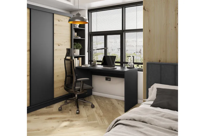 Nevy Skrivbord 120x60 cm - Svart - Möbler - Hemmakontor - Skrivbord